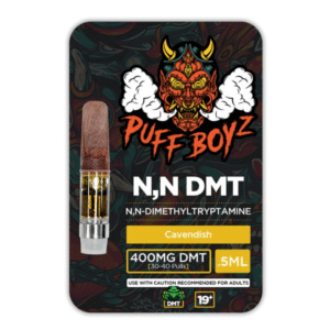 Cavendish N,N DMT Puff Boyz 0.5mL(400mg) : 30-40 Pulls Cartridge