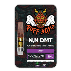 Grape N,N DMT Puff Boyz 0.5mL(400mg) : 30-40 Pulls Cartridge